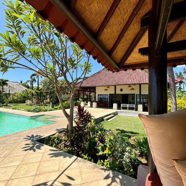 Villa view from the sea