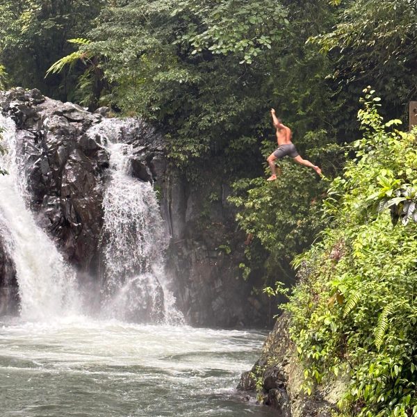 Waterfall in north Bali,Adventure vacation in Bali